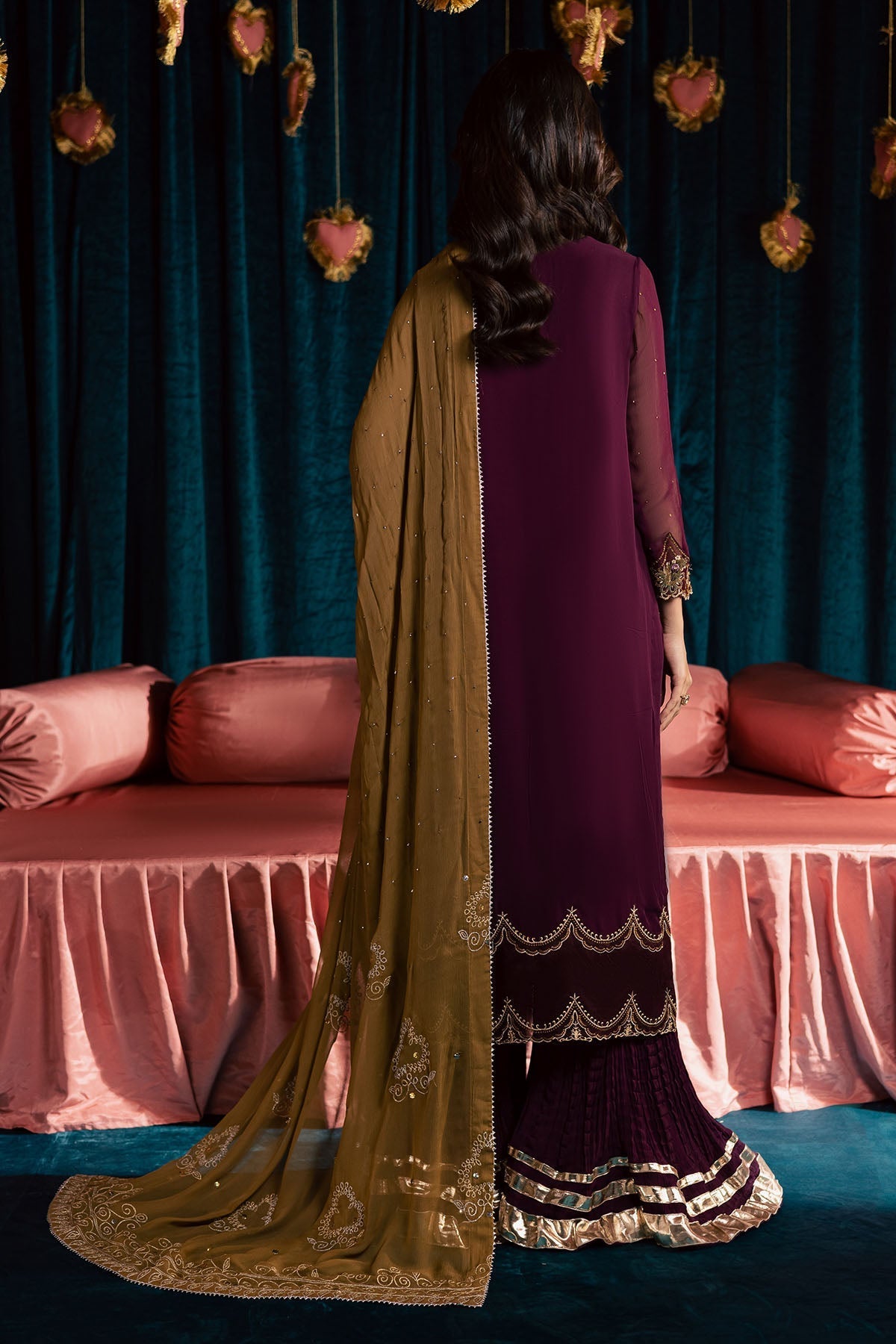 Nureh | Mukeshkari Formals | MK-21 - Designer Dress - Type : Ladies Clothes - Available at Libayah - 100% Original