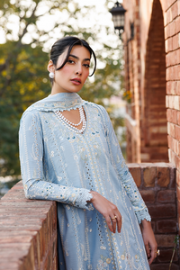 Emaan Adeel | Mirabelle Festive Luxury Lawn | BLISSFUL DREAMS by Emaan Adeel - Designer Dress  - Type : Ladies Clothes - Available at Libayah - 100% Original 