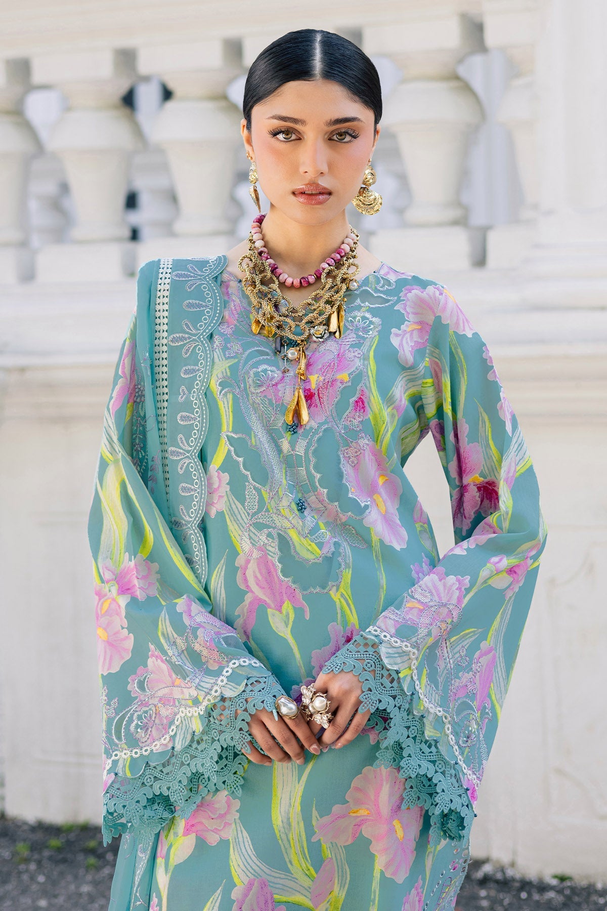 Nureh | Maya Lawn | NS-167 by Nureh - Designer Dress  - Type : Ladies Clothes - Available at Libayah - 100% Original 
