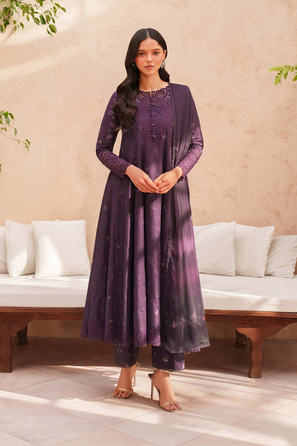 Iznik | Eid lawn | EL-08 Embroidered Lawn by Iznik - Designer Dress  - Type : Ladies Clothes - Available at Libayah - 100% Original 