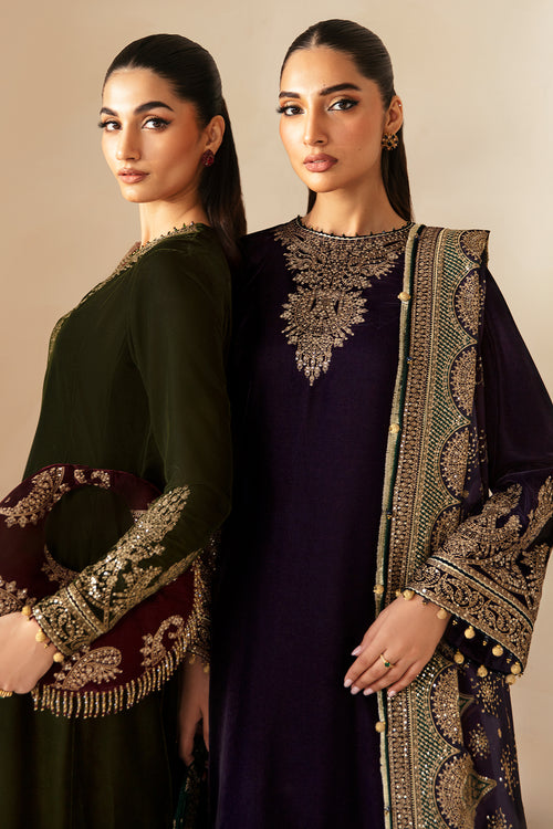 Jazmin | Velvet Edit 24 | VF-2029 by Jazmin - Designer Dress - Type: Ladies Clothes - Available at Libayah - 100% Original