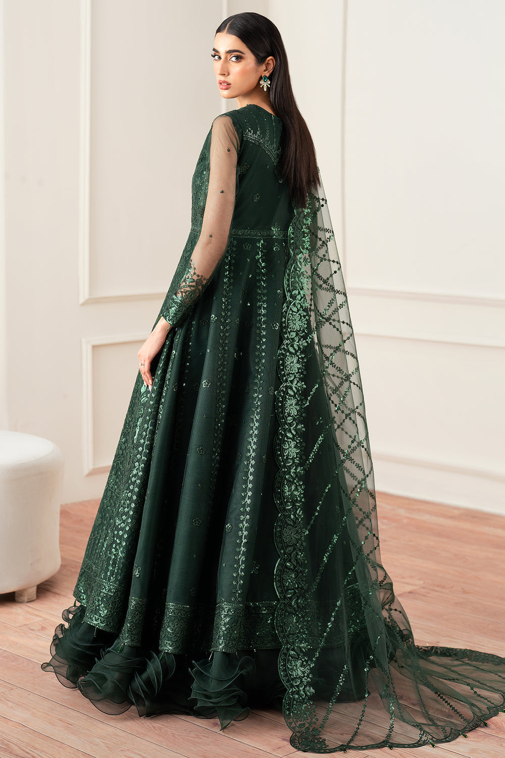 Farasha | Essence Formals 25 | Emerald Muse by Farasha - Designer Dress  - Type : Ladies Clothes - Available at Libayah - 100% Original 