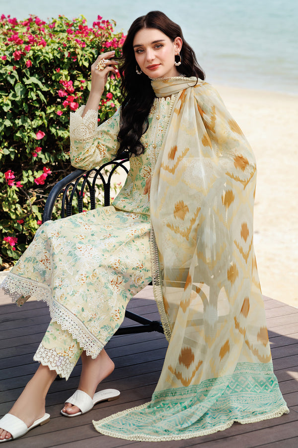 Farasha | Printed Essentials | Lush Cream by Farasha - Designer Dress - Type: Ladies Clothes - Available at Libayah - 100% Original