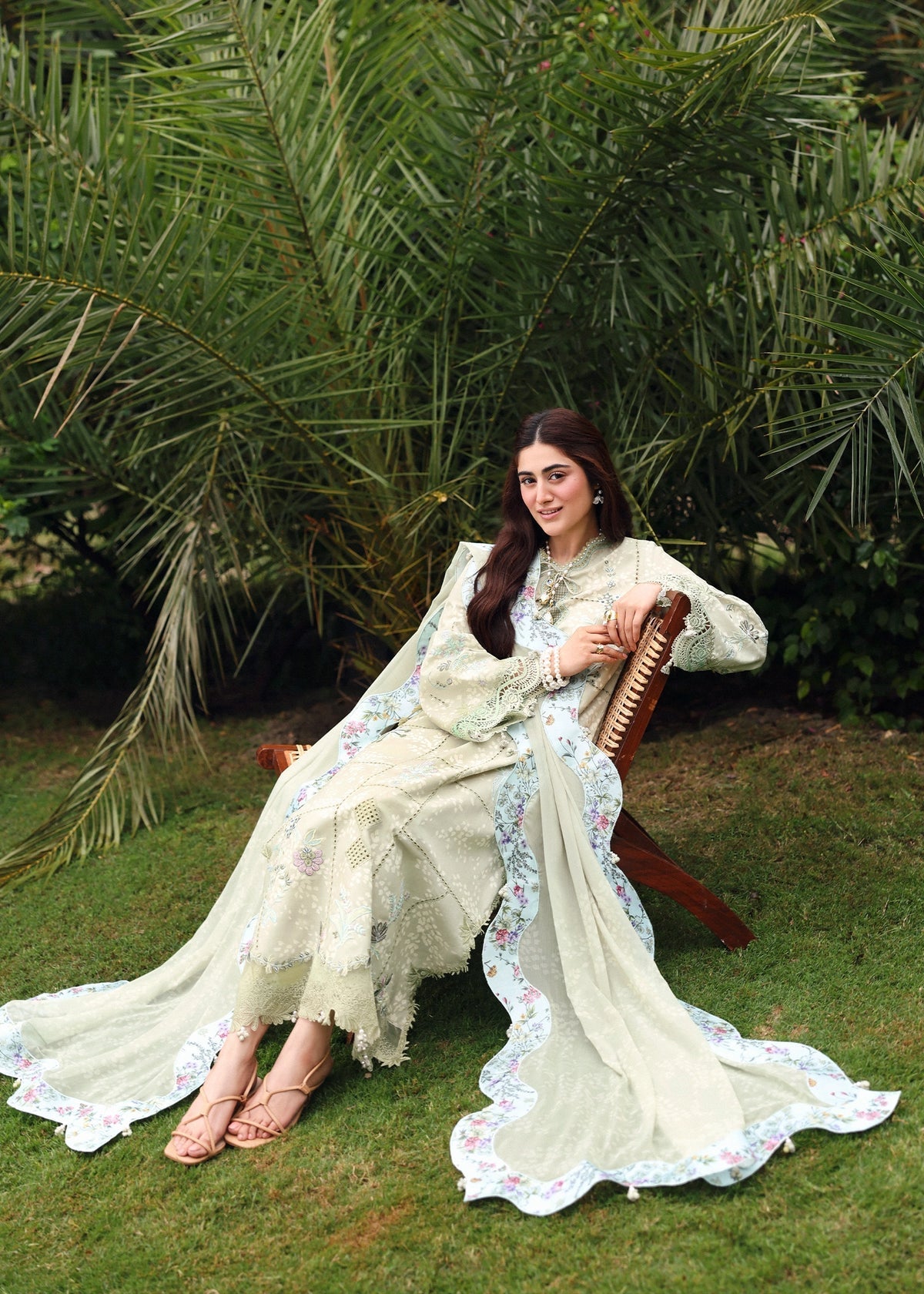 Sardinia | Embroidered Lawn Edit 26 | Monsoon Sage by Sardinia - Designer Dress  - Type : Ladies Clothes - Available at Libayah - 100% Original 