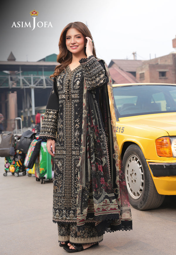 Asim Jofa | Summer Rhapsody | AJUBU-01 Embroidered Jacquard by Asim Jofa - Designer Dress  - Type : Ladies Clothes - Available at Libayah - 100% Original 