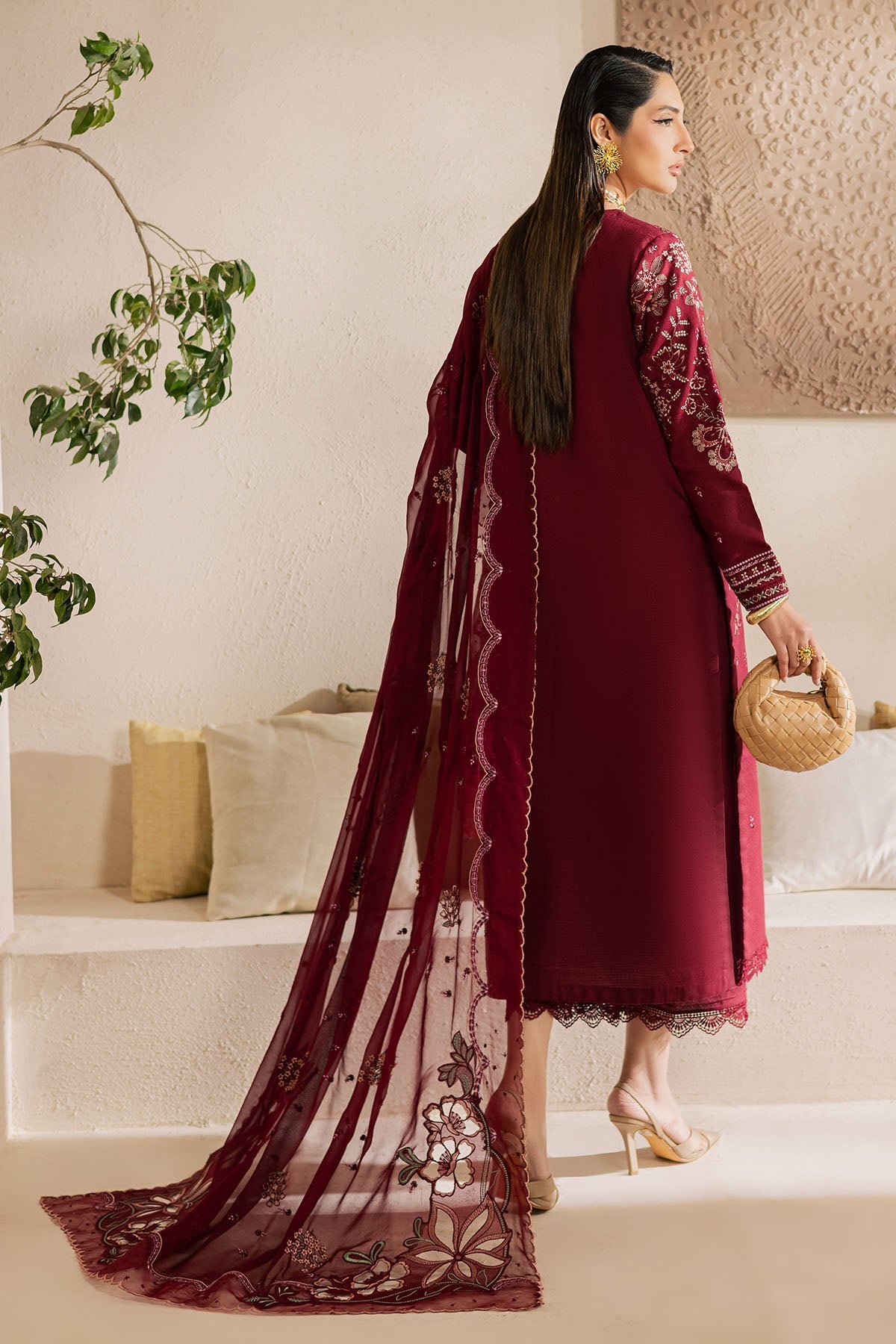Nureh | Karandi Collection | NE-219 by Nureh - Designer Dress  - Type : Ladies Clothes - Available at Libayah - 100% Original 