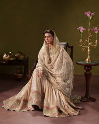 Faiza Saqlain | Lamia Wedding Formals | Asfoureh by Faiza Saqlain - Designer Dress  - Type : Ladies Clothes - Available at Libayah - 100% Original 