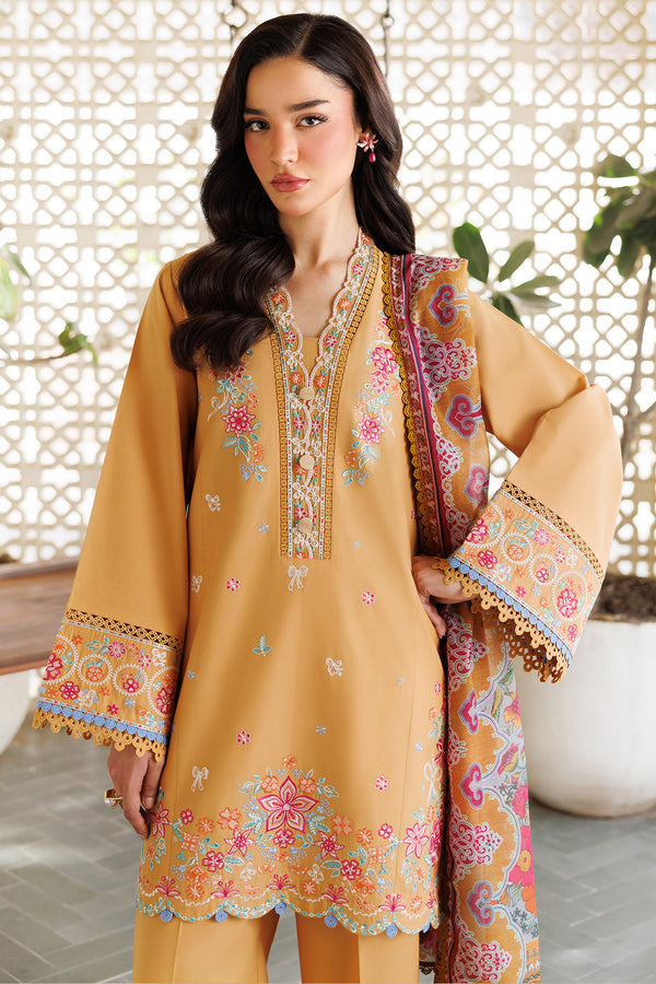 Farasha | Summer Weaves Embroidered Lawn | Golden Bloom by Farasha - Designer Dress - Type: Ladies Clothes - Available at Libayah - 100% Original