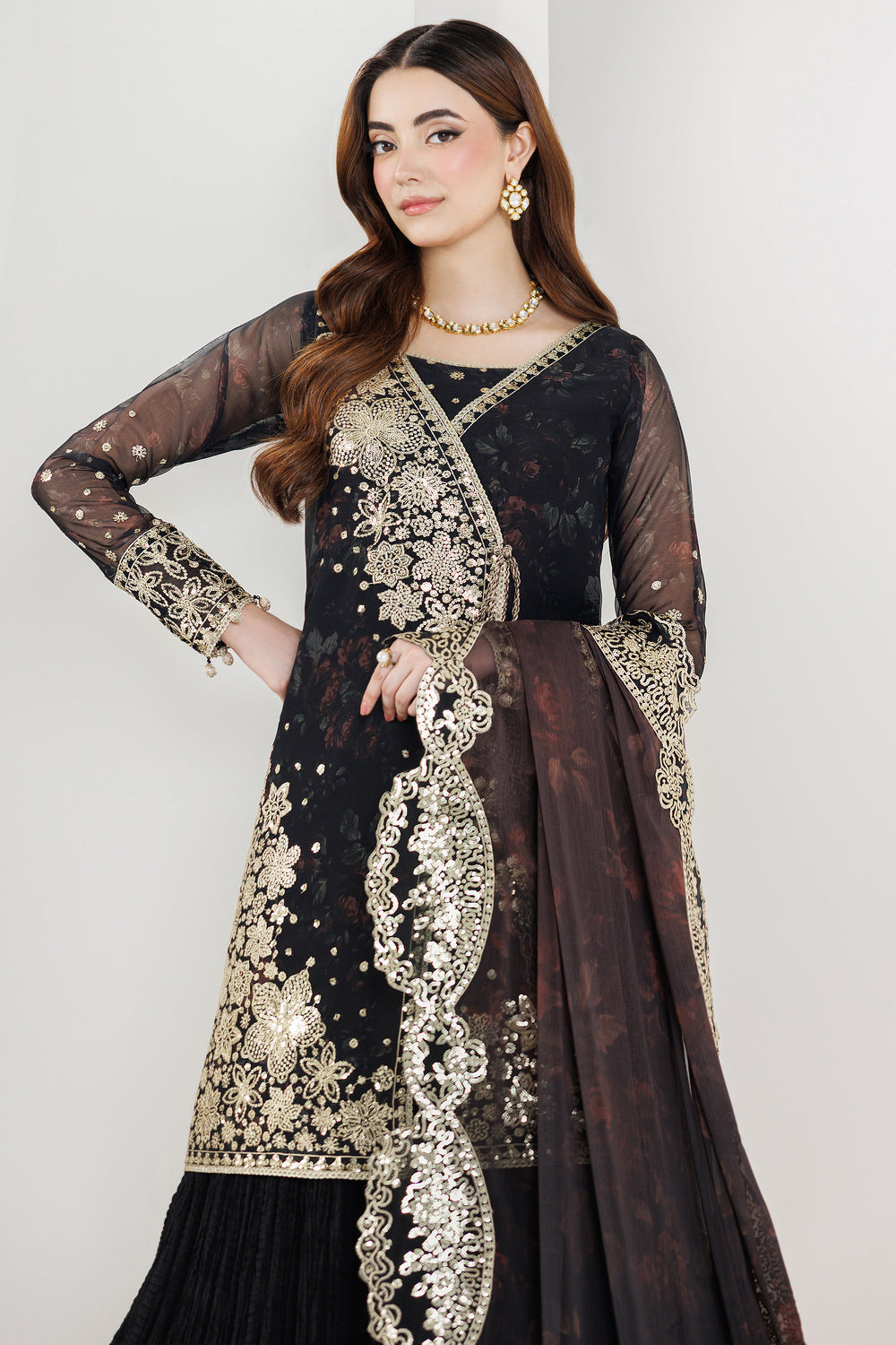 Farasha | Formals 26 | Raven Noir - Designer Dress - Type : Ladies Clothes - Available at Libayah - 100% Original