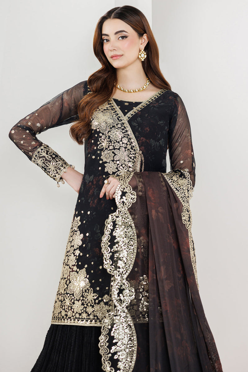 Farasha | Formals 26 | Raven Noir - Designer Dress - Type : Ladies Clothes - Available at Libayah - 100% Original