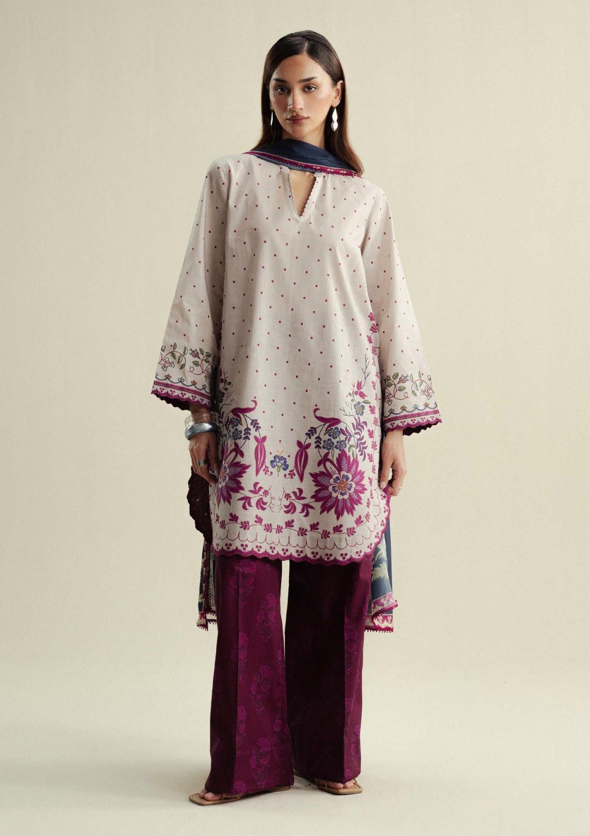 Zara Shahjahan | Coco Prints 25 | Muse-2A by Zara Shahjahan - Designer Dress  - Type : Ladies Clothes - Available at Libayah - 100% Original 