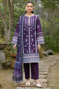 Farasha | Summer Weaves Embroidered Lawn | Regal Iris by Farasha - Designer Dress - Type: Ladies Clothes - Available at Libayah - 100% Original