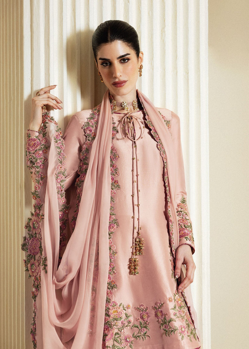 Hussain Rehar | Luxury Pret 26 | Zahra - Designer Dress - Type : Ladies Clothes - Available at Libayah - 100% Original