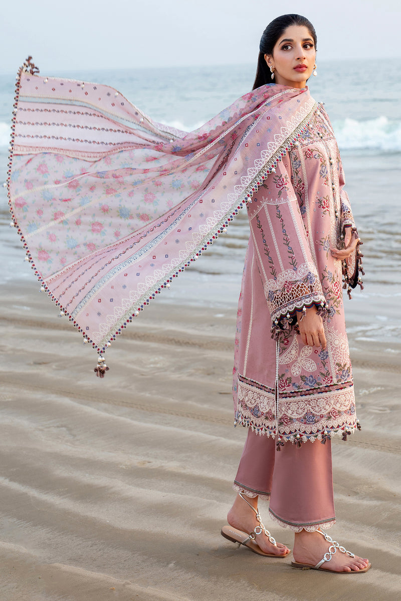 Jazmin | Shahkaar Luxury Lawn 25 | SL25-D2 by Jazmin - Designer Dress - Type: Ladies Clothes - Available at Libayah - 100% Original