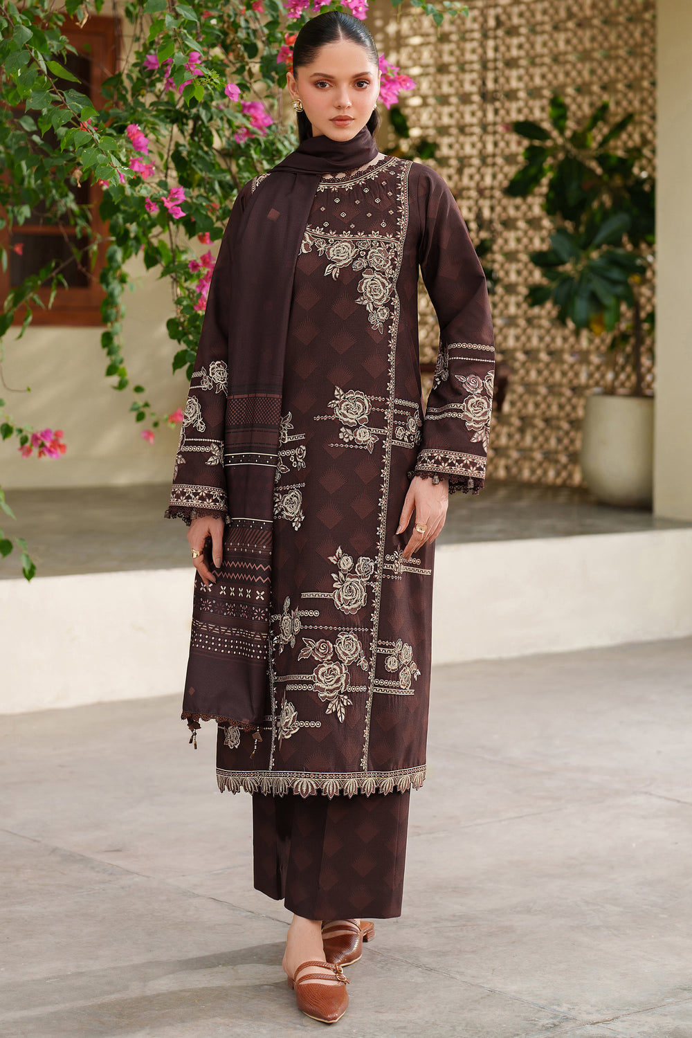 Farasha | Meline Premium Viscose 25 | Autumn Rose by Farasha - Designer Dress  - Type : Ladies Clothes - Available at Libayah - 100% Original 