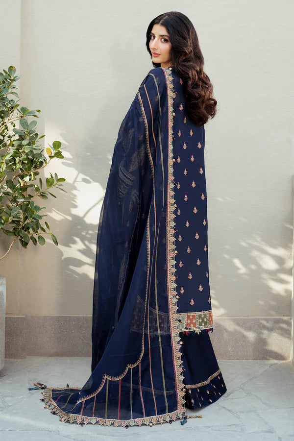 Jazmin | Shahkaar Luxury Lawn 25 | SL25-D8 by Jazmin - Designer Dress - Type: Ladies Clothes - Available at Libayah - 100% Original