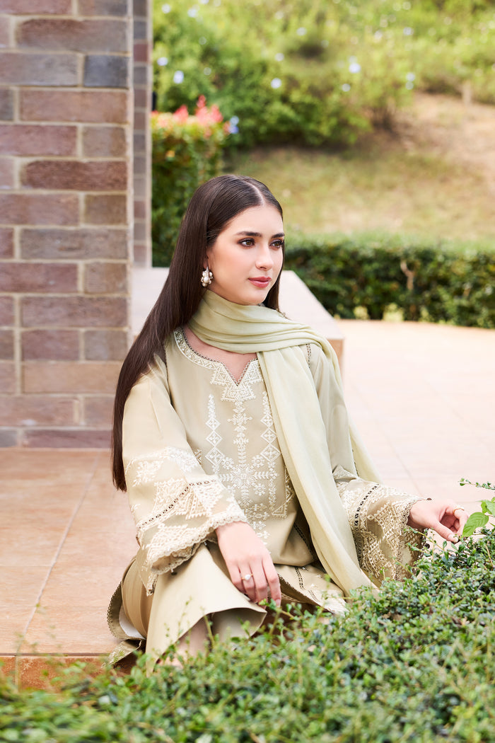 Farasha | Sorine Summer 26 | Soft Slate by Farasha - Designer Dress  - Type : Ladies Clothes - Available at Libayah - 100% Original 
