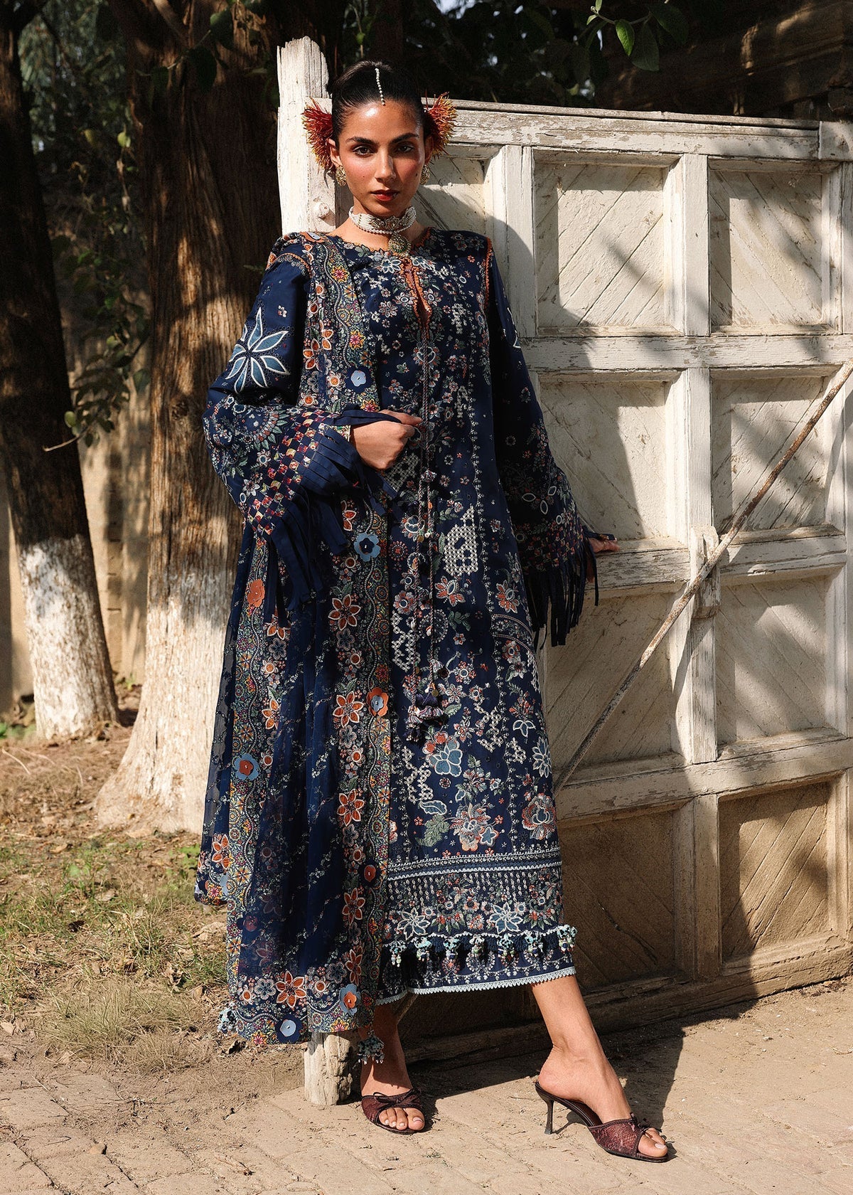 Hussain Rehar | Kalabagh Luxury Lawn 26 | Amalfi by Hussain Rehar - Designer Dress  - Type : Ladies Clothes - Available at Libayah - 100% Original 