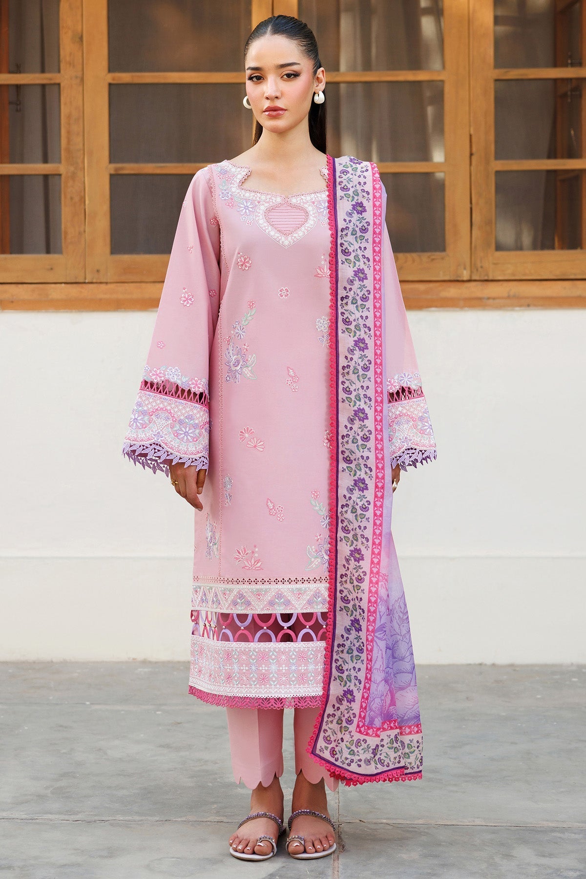 Farasha | Summer Weaves Embroidered Lawn | Petal Bloom by Farasha - Designer Dress - Type: Ladies Clothes - Available at Libayah - 100% Original