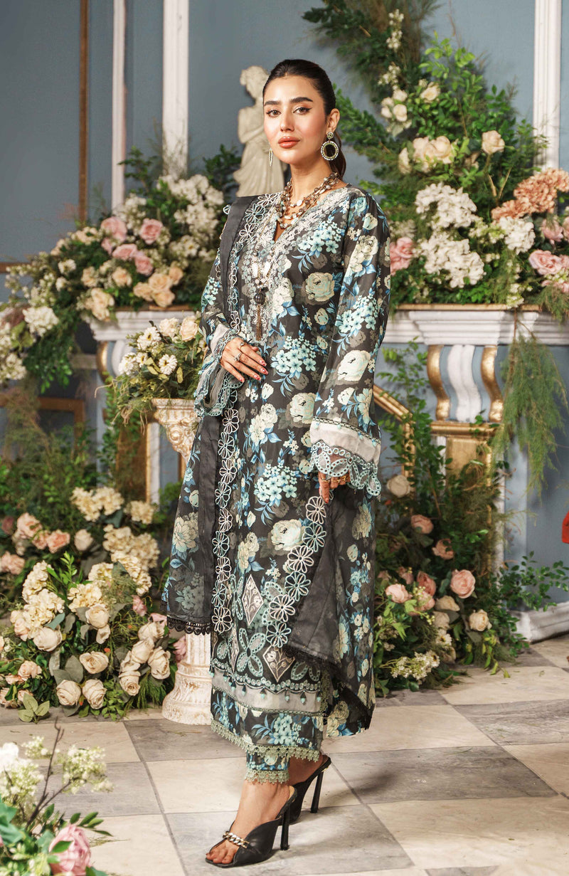 Al Zohaib | Printkari Cutwork Applique 24 | PCA-24-08 by Al Zohaib - Designer Dress - Type: Ladies Clothes - Available at Libayah - 100% Original