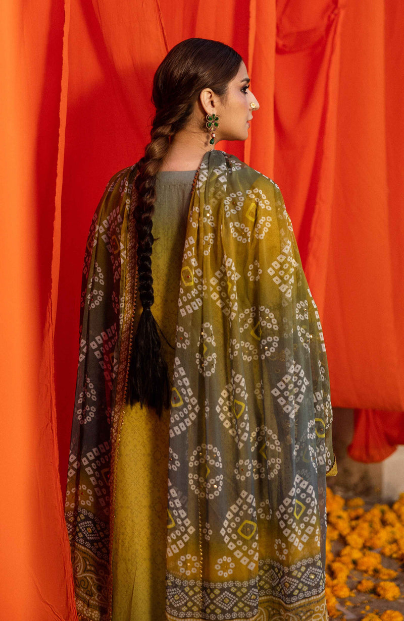 Al Zohaib | Bandhani The Tale of Jaipur 25 | BTJ-25-08 by Al Zohaib - Designer Dress - Type: Ladies Clothes - Available at Libayah - 100% Original