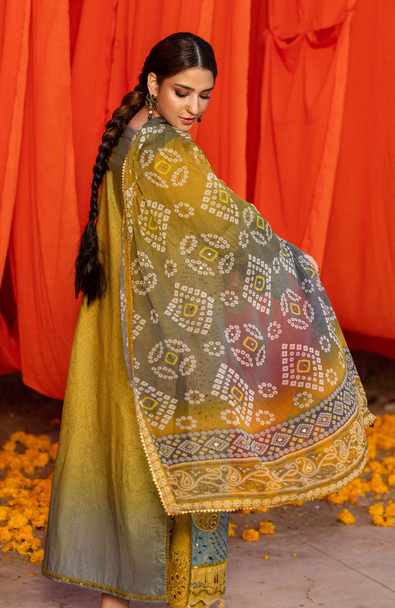 Al Zohaib | Bandhani The Tale of Jaipur 25 | BTJ-25-08 by Al Zohaib - Designer Dress - Type: Ladies Clothes - Available at Libayah - 100% Original