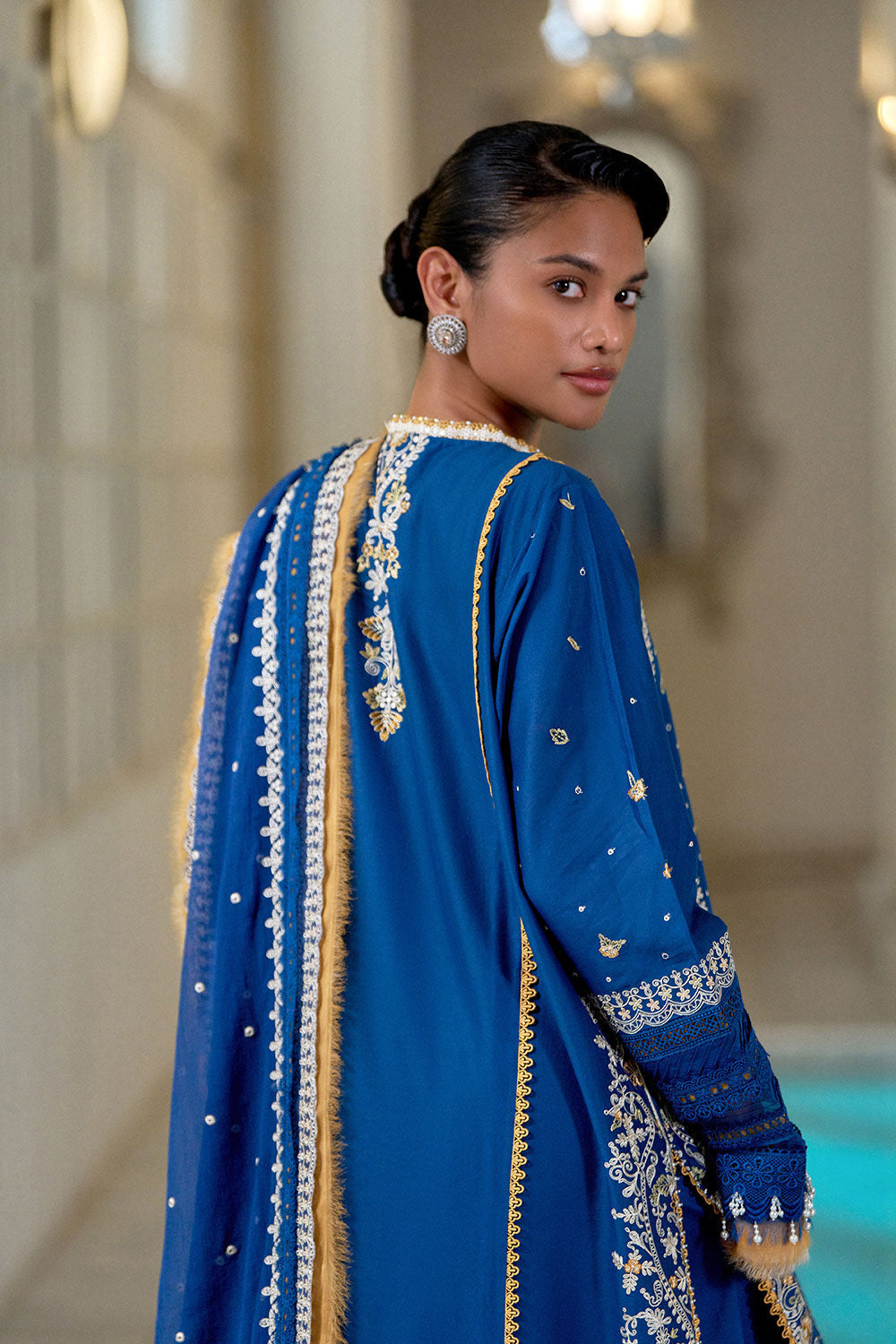 Sobia Nazir | Luxury Lawn Eid 26 | 8A by Sobia Nazir - Designer Dress - Type : Luxury Dress - Available at Libayah - 100% Original