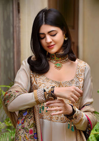 Afrozeh | Basic Pret 26 RTW | NACRE by Afrozeh - Designer Dress  - Type : Ladies Clothes - Available at Libayah - 100% Original 