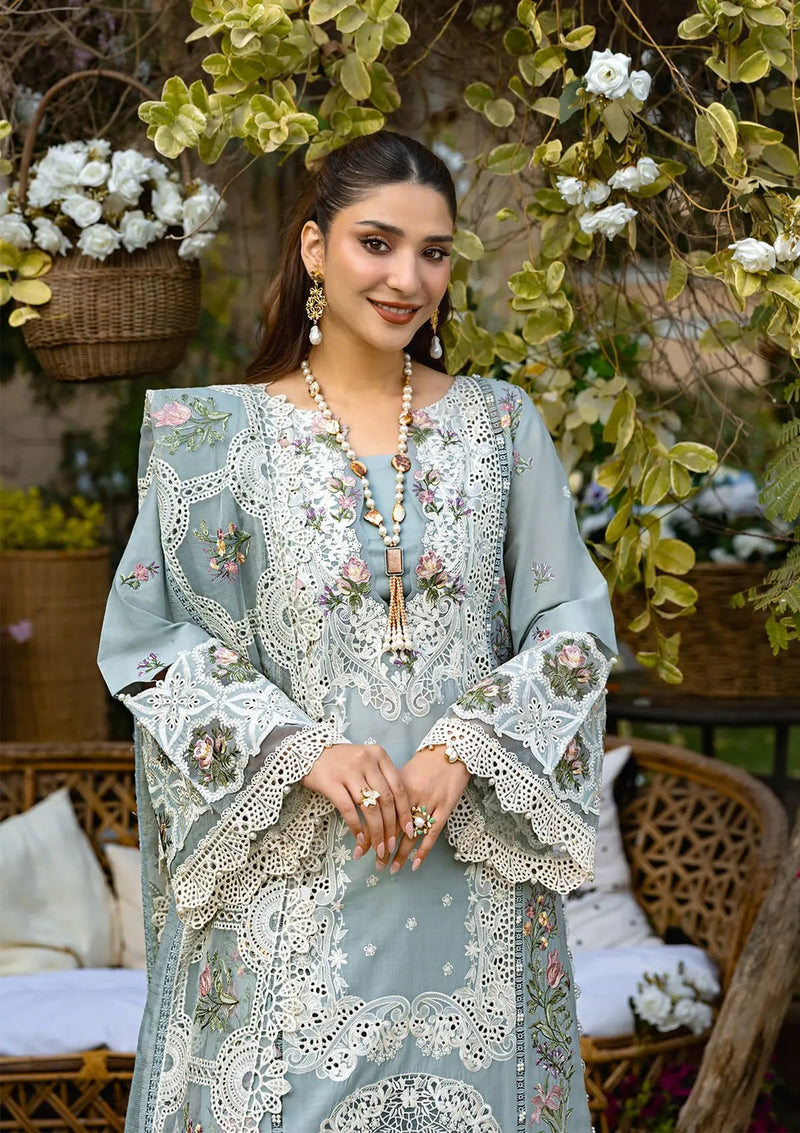 Elaf Premium | Luxury Lawn 25 | ELM-3B SAMAA by Elaf Premium - Designer Dress - Type: Ladies Clothes - Available at Libayah - 100% Original