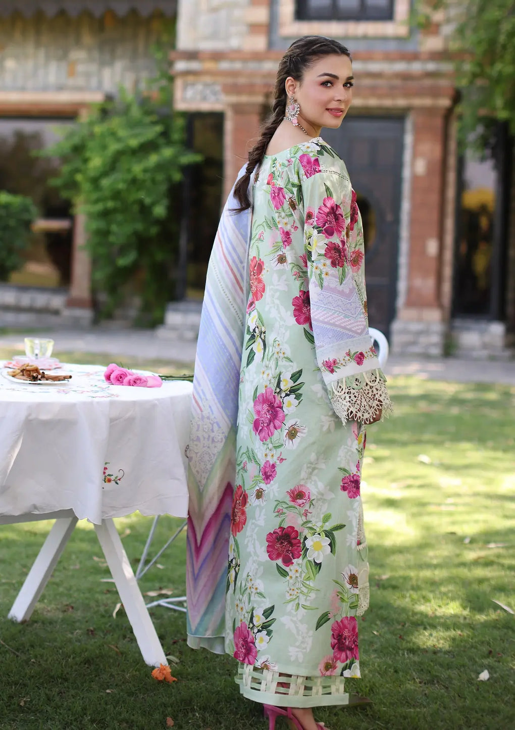 Elaf Premium | Prints Chikankari 24 | 06B OASIS by Elaf Premium - Designer Dress - Type: Ladies Clothes - Available at Libayah - 100% Original