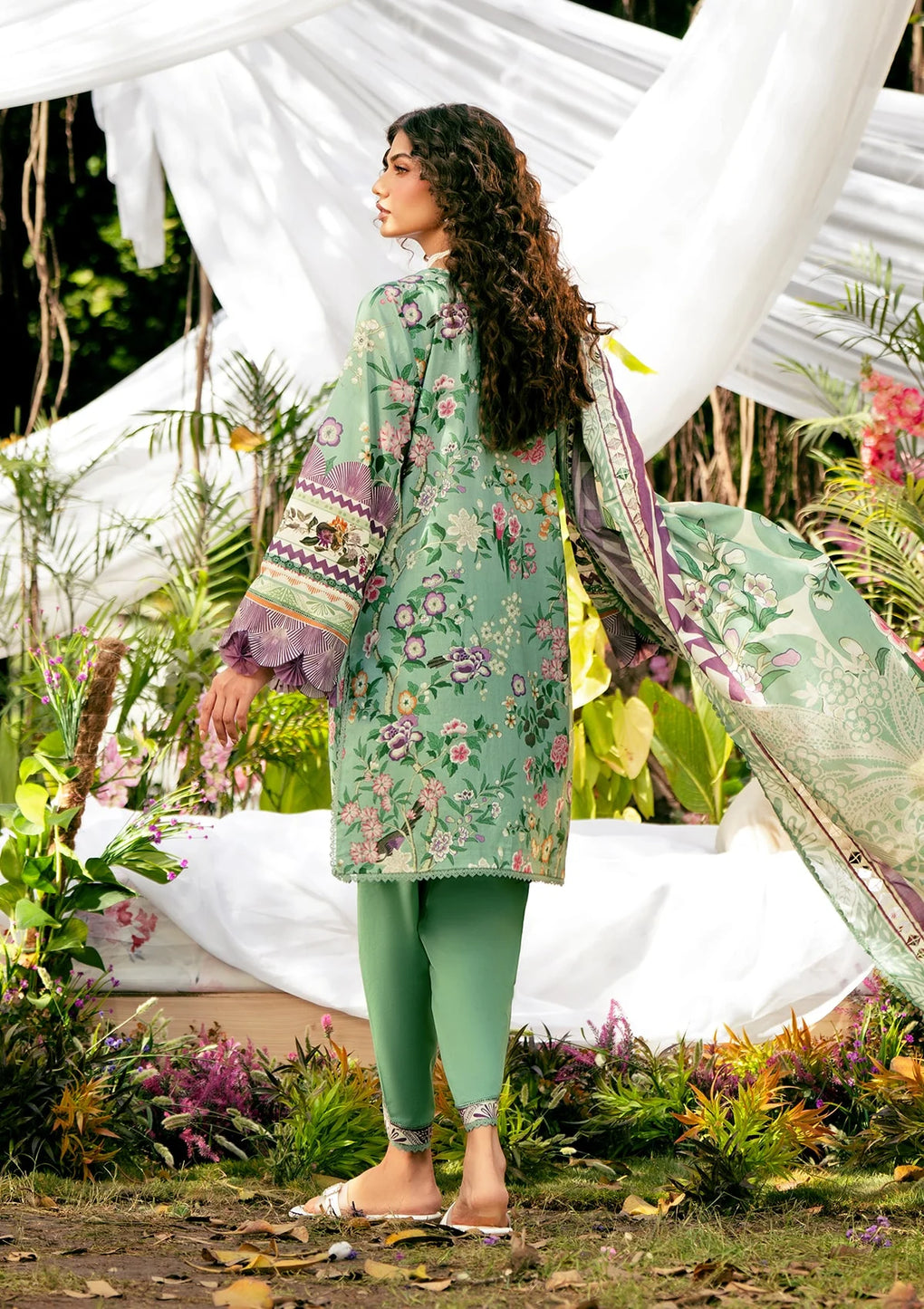 Elaf Premium | Prints 25 | EPS-8A MINTED DREAM by Elaf Premium - Designer Dress - Type: Ladies Clothes - Available at Libayah - 100% Original