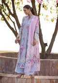Elaf Premium | Prints Chikankari 24 | 04A OCEAN BLOSSOMS by Elaf Premium - Designer Dress - Type: Ladies Clothes - Available at Libayah - 100% Original