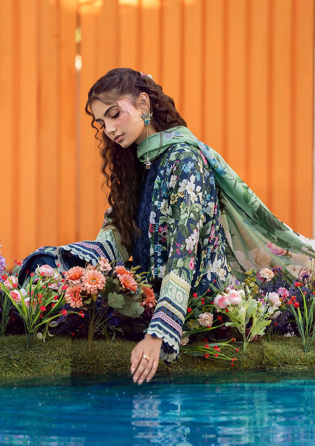 Elaf Premium | Prints 25 | EPS-1A MEADOW MUSE by Elaf Premium - Designer Dress - Type: Ladies Clothes - Available at Libayah - 100% Original