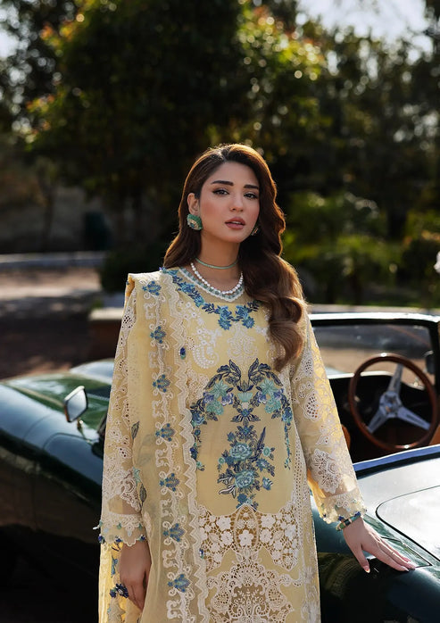 Kahf Premium | Luxury Lawn 25 | KLR-03 Sasha by Kahf Premium - Designer Dress - Type: Ladies Clothes - Available at Libayah - 100% Original