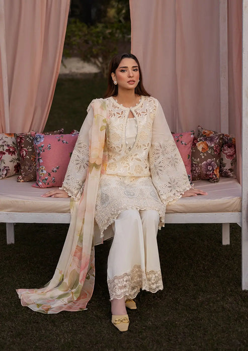 Kahf Premium | Luxury Lawn 25 | KLR-07 Miriam by Kahf Premium - Designer Dress - Type: Ladies Clothes - Available at Libayah - 100% Original