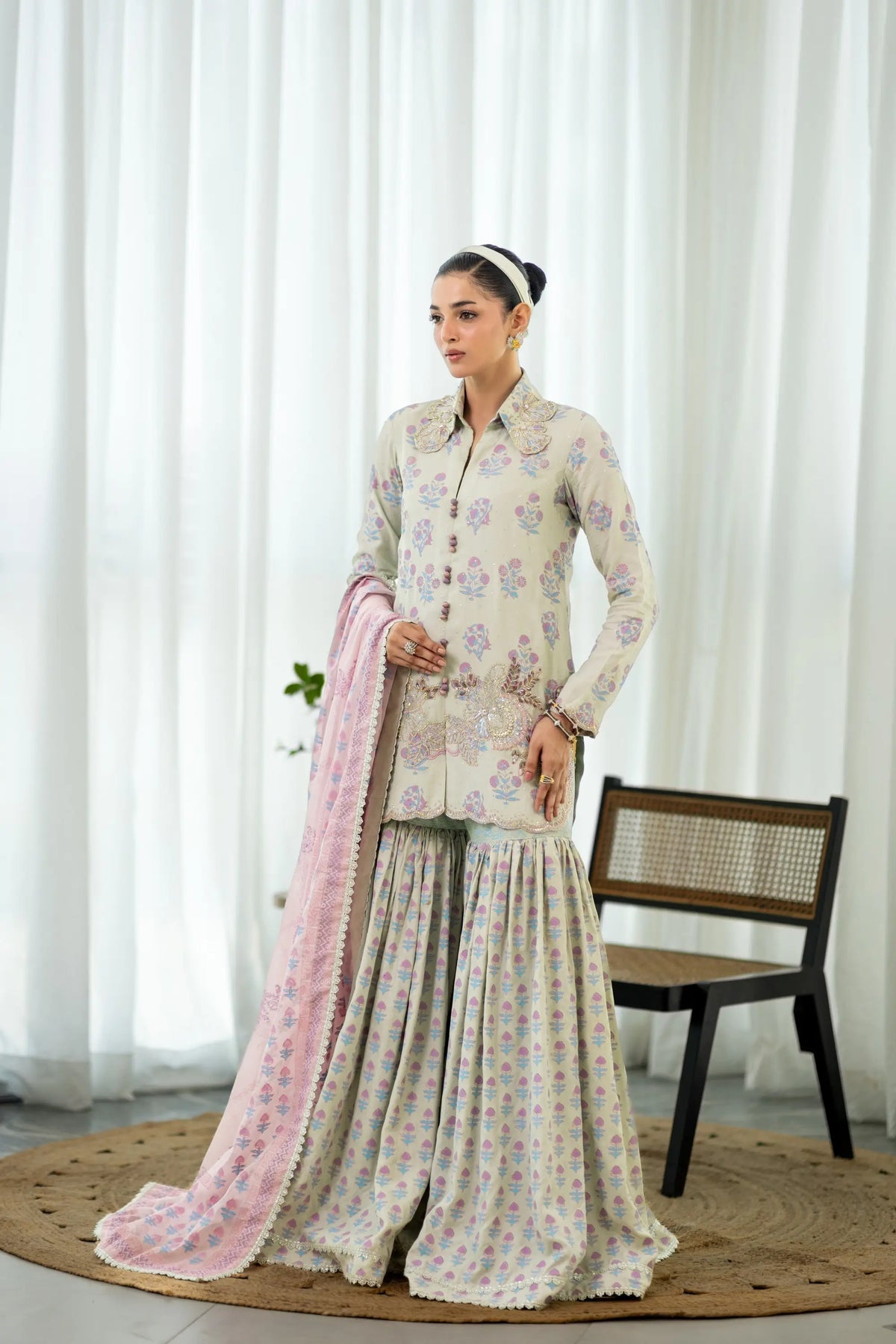 Afrozeh | Basic Pret 26 RTW | NACRE by Afrozeh - Designer Dress  - Type : Ladies Clothes - Available at Libayah - 100% Original 