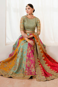 Baroque | Formals Collection | EMBROIDERED SILK UF-4036 by Baroque - Designer Dress  - Type : Ladies Clothes - Available at Libayah - 100% Original 
