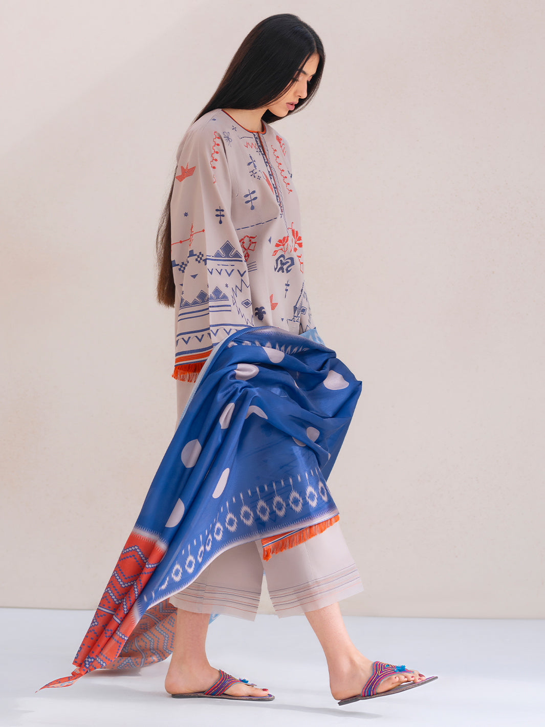 Bin Ilyas | Aaina Summer Edit 25 | 81 - B by Bin Ilyas - Designer Dress - Type: Ladies Clothes - Available at Libayah - 100% Original