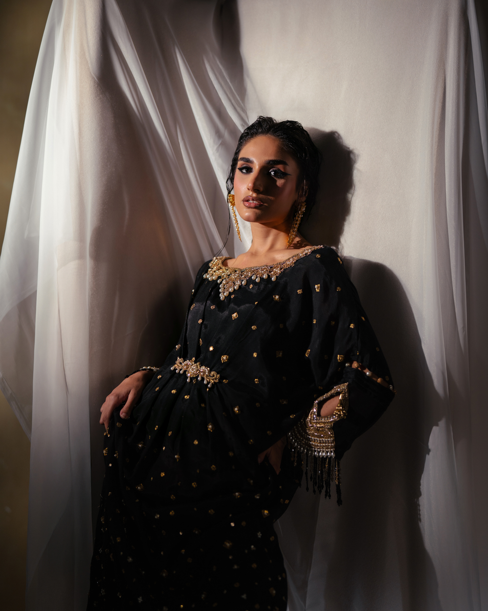 Vasal | Zyra Luxe Pret 26 | Black Orchid by Vasal - Designer Dress  - Type : Ladies Clothes - Available at Libayah - 100% Original 