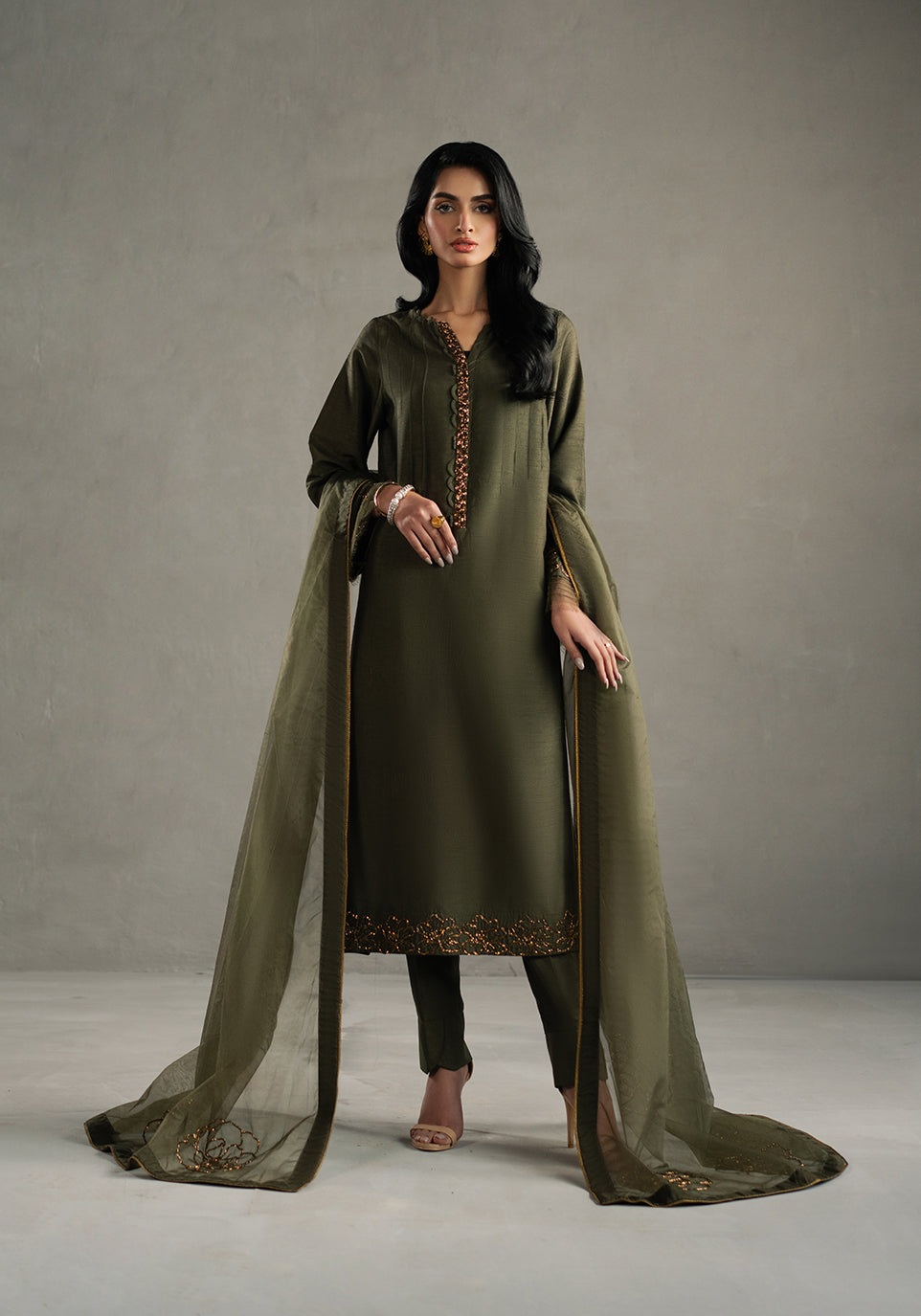Zarqash | Silk Edit | ZQS 006 ARIA by Zarqash - Designer Dress - Type: Ladies Clothes - Available at Libayah - 100% Original