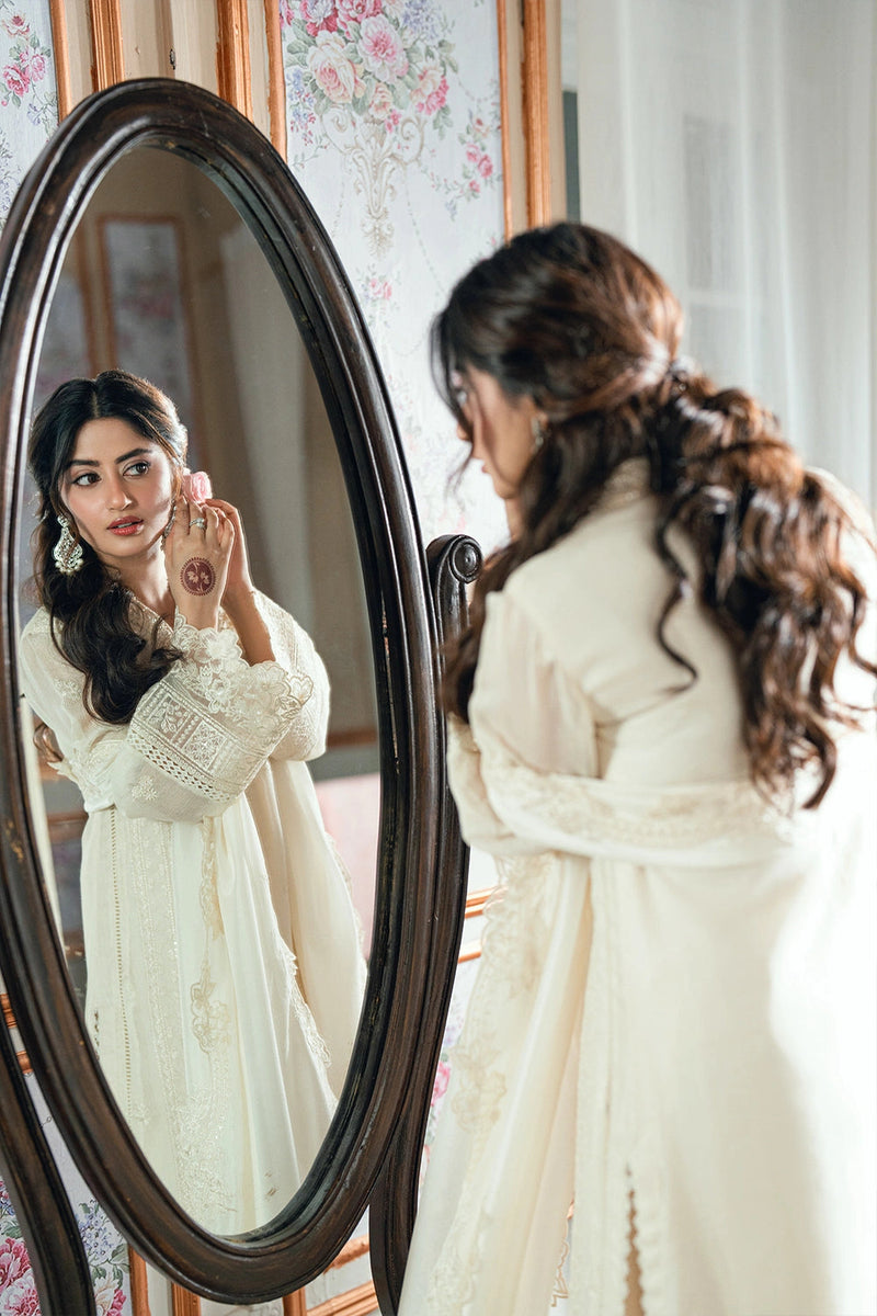 Azure | Eid Drop | Ivory Petal - by Libayah - Registered Vendor of : Azure - 100% Original Designer Dress