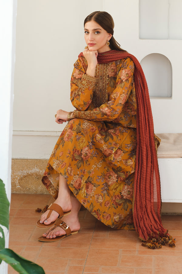 Baroque | Luxury Pret 24 | LAWN UF-653 by Baroque - Designer Dress - Type: Ladies Clothes - Available at Libayah - 100% Original