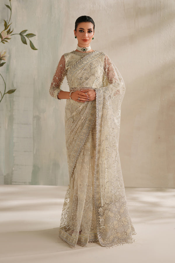 Baroque | Formals Collection | EMBROIDERED NET UF-4372 by Baroque - Designer Dress  - Type : Ladies Clothes - Available at Libayah - 100% Original 