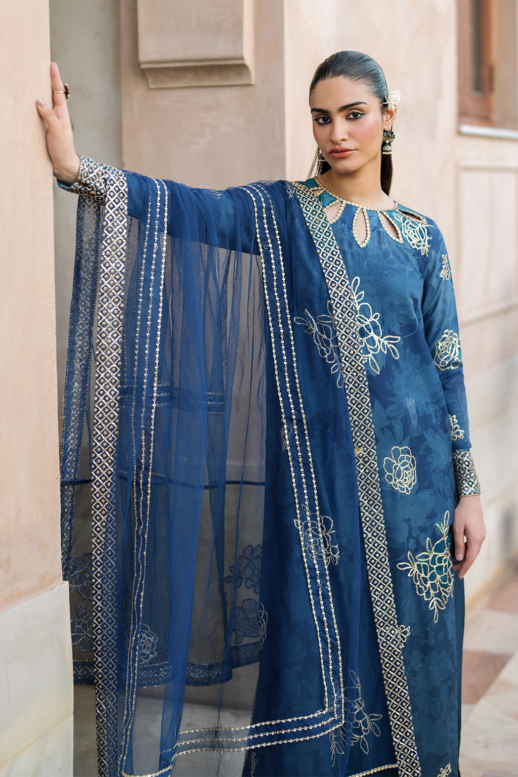 Iznik | Bandhani Formals | UE-331 by Iznik - Designer Dress - Type: Ladies Clothes - Available at Libayah - 100% Original