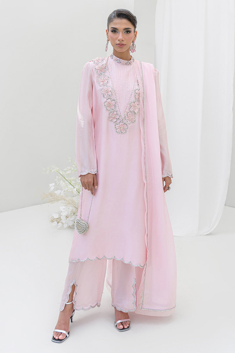 Chic Ophicial | Aarzu Luxe Pret | Blush Petal by Chic Ophicial - Designer Dress  - Type : Ladies Clothes - Available at Libayah - 100% Original 