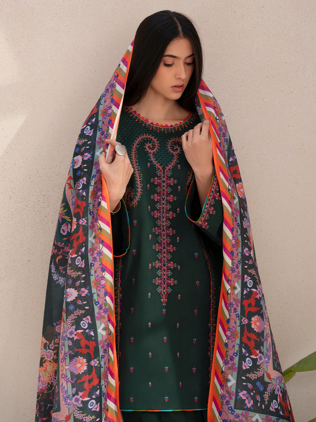 Bin Ilyas | Aaina Summer Edit 25 | 82 - B by Bin Ilyas - Designer Dress - Type: Ladies Clothes - Available at Libayah - 100% Original