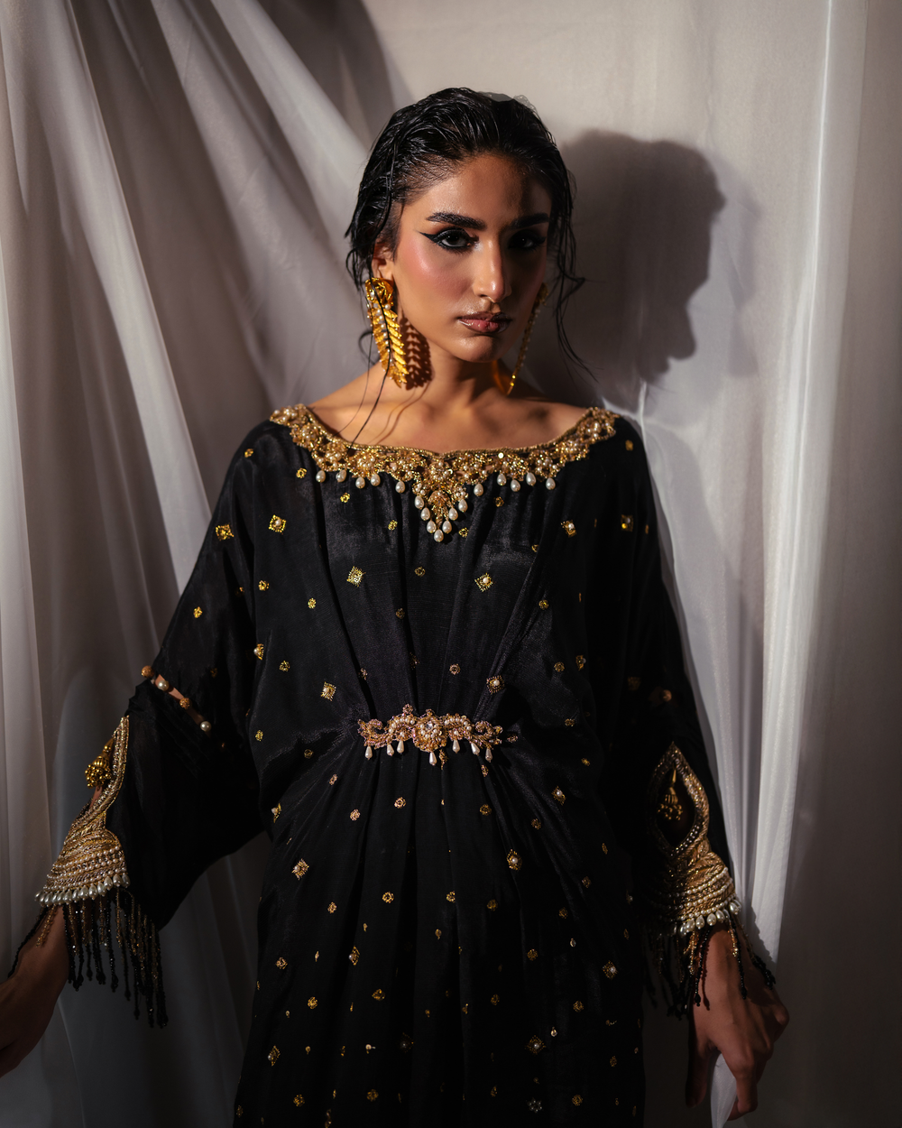 Vasal | Zyra Luxe Pret 26 | Black Orchid by Vasal - Designer Dress  - Type : Ladies Clothes - Available at Libayah - 100% Original 