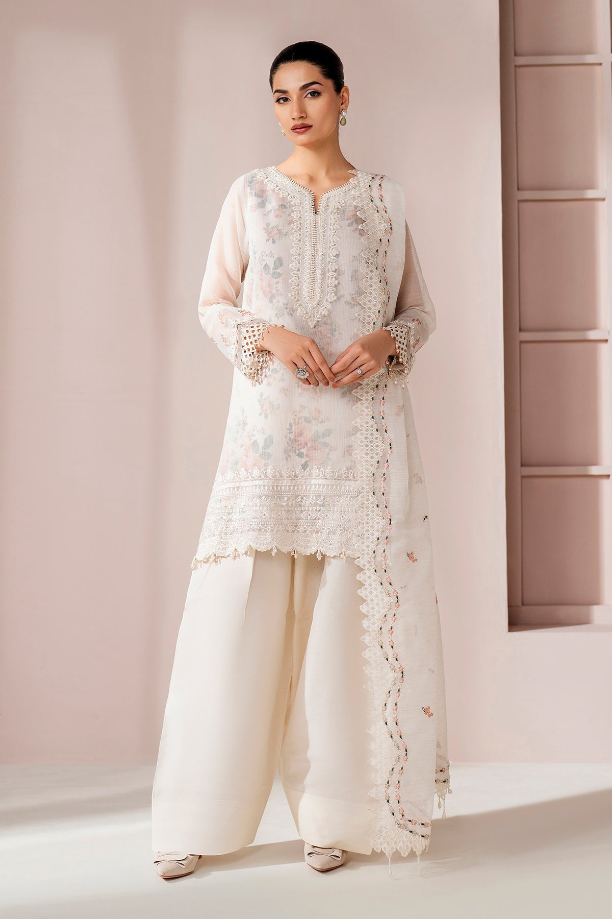 Baroque | Formal Collection | UF-4187 by Baroque - Designer Dress  - Type : Ladies Clothes - Available at Libayah - 100% Original 