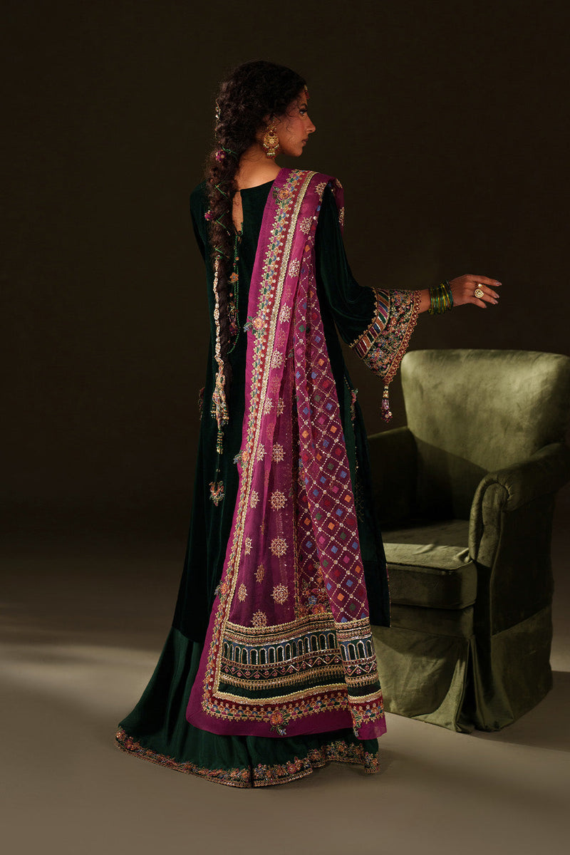 Iznik | Velvet 25 | IV-74 Embroidered Velvet by Iznik - Designer Dress - Type : Ladies Clothes - Available at Libayah - 100% Original 