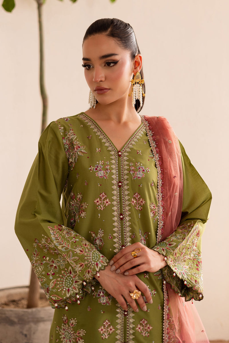 Batik | Nyra Embroidered Summer Solids | Slush by Batik - Designer Dress - Type: Ladies Clothes - Available at Libayah - 100% Original